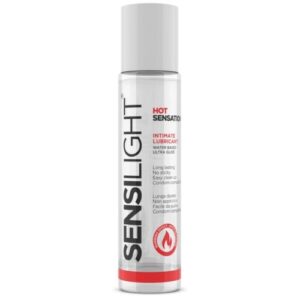 Λιπαντικό νερού Sensilight Hot Heat 60ml, με θερμαντική αίσθηση, υποαλλεργικό και συμβατό με προφυλακτικά.