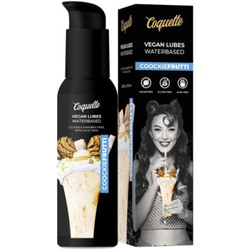 Vegan λιπαντικό νερού Cookiefrutti 100ml, με γεύση μπισκότο & τροπικά φρούτα, υποαλλεργικό και ασφαλές για προφυλακτικά & sex toys.