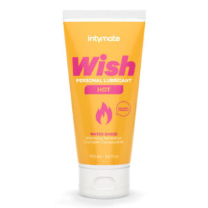 Λιπαντικό διεγερτικό Wish Hot 100ml με θερμαντική δράση, οργανική σύνθεση και ασφαλές για χρήση με προφυλακτικά.