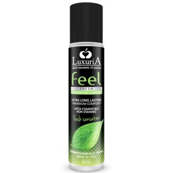 Λιπαντικό νερού με δροσιστική αίσθηση Luxuria Feel Fresh Sensation 60ml, υποαλλεργικό και συμβατό με προφυλακτικά.