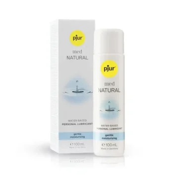 Λιπαντικό νερού Pjur med Natural Glide 100 ml για ξηρό και ευαίσθητο δέρμα με φυτική γλυκερίνη.