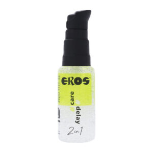 Λιπαντικό gel Eros Care Delay 30ml, με βάση το νερό, υποαλλεργικό και με εφέ καθυστέρησης για ευαίσθητο δέρμα.