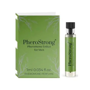 PheroStrong Entice For Men ανδρικό άρωμα φερομόνης με περγαμόντο, άνθος πορτοκαλιάς και πατσουλί για έντονη ανδρική γοητεία.