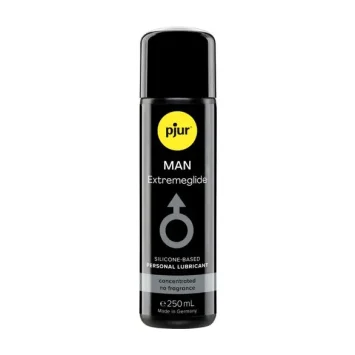 Pjur Man Premium Extremeglide αντρικό λιπαντικό σιλικόνης 250ml, άοσμο, άχρωμο και μακράς διάρκειας, ασφαλές με προφυλακτικά.
