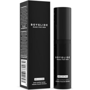 Πρωκτικό χαλαρωτικό σπρέι Boyglide 20ml με Aloe Vera και Arnica, για άνετη και ασφαλή διείσδυση.