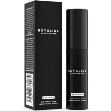 Πρωκτικό χαλαρωτικό σπρέι Boyglide 20ml με Aloe Vera και Arnica, για άνετη και ασφαλή διείσδυση.