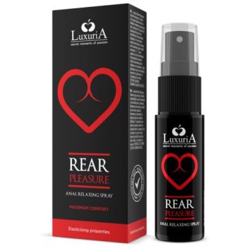 Χαλαρωτικό πρωκτικό σπρέι Rear Pleasure 20ml με φυσική σύνθεση, χωρίς αναισθητικά, ιδανικό για άνετη διείσδυση.