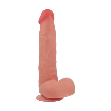 Ρεαλιστικό dildo RAPTOR 24cm από liquid silicone με διπλής πυκνότητας υφή και βεντούζα.