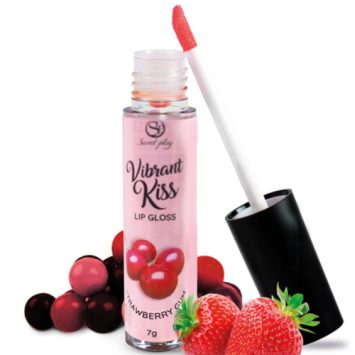 KooKoo 17 Απολαύστε αυτό το lip gloss Vibrant Kiss της Secretplay, με το οποίο μπορείτε να βιώσετε απίστευτες αισθήσεις ευχαρίστησης!