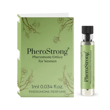 Γυναικείο άρωμα φερομόνης ENTICE 1ml με λουλουδάτη σύνθεση, γιασεμί και λευκό λωτό