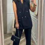 Αμάνικο office σετ μαύρο