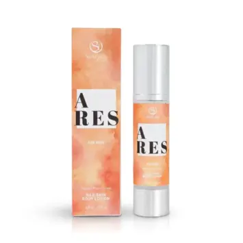 Ares Silky Skin ανδρική λοσιόν σώματος 50 ml με φυσικές φερομόνες και εκχύλισμα τρούφας, airless συσκευασία και ξυλώδες άρωμα