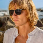 Γυαλιά ηλίου Way μαύρα με μαύρο φακό