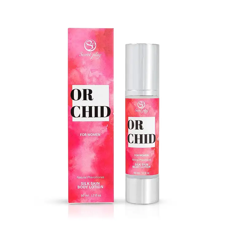Γυναικείο Body Lotion ORCHID φερομόνης 50ml 1 Secret Orchid Silky Skin λοσιόν σώματος 50 ml με εκχύλισμα τρούφας, airless συσκευασία και floral άρωμα ορχιδέας και βανίλιας