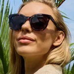 Καφέ γυαλιά ηλίου Butterfly Tortoise Luxe