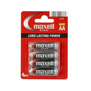 Οι μπαταρίες Zinc AA της Maxell είναι η ιδανική λύση για τις καθημερινές σας ανάγκες σε ενέργεια.