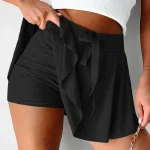 Μαύρη tennis σορτς-φούστα