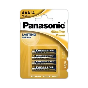 Οι Panasonic Alkaline Power Μπαταρίες AAA αποτελούν την ιδανική επιλογή για καθημερινές συσκευές που απαιτούν σταθερή απόδοση και ανθεκτικότητα.