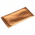 Μεταλλιζέ πουγκί θήκη σε μπρονζέ