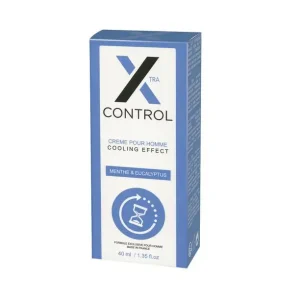 X Control αντρική κρέμα επιβράδυνσης 40ml για καθυστέρηση εκσπερμάτισης και παρατεταμένη διάρκεια στο σεξ.