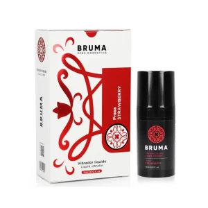 Υγρός δονητής BRUMA Ultra Sliding με γεύση φράουλα 15ml.