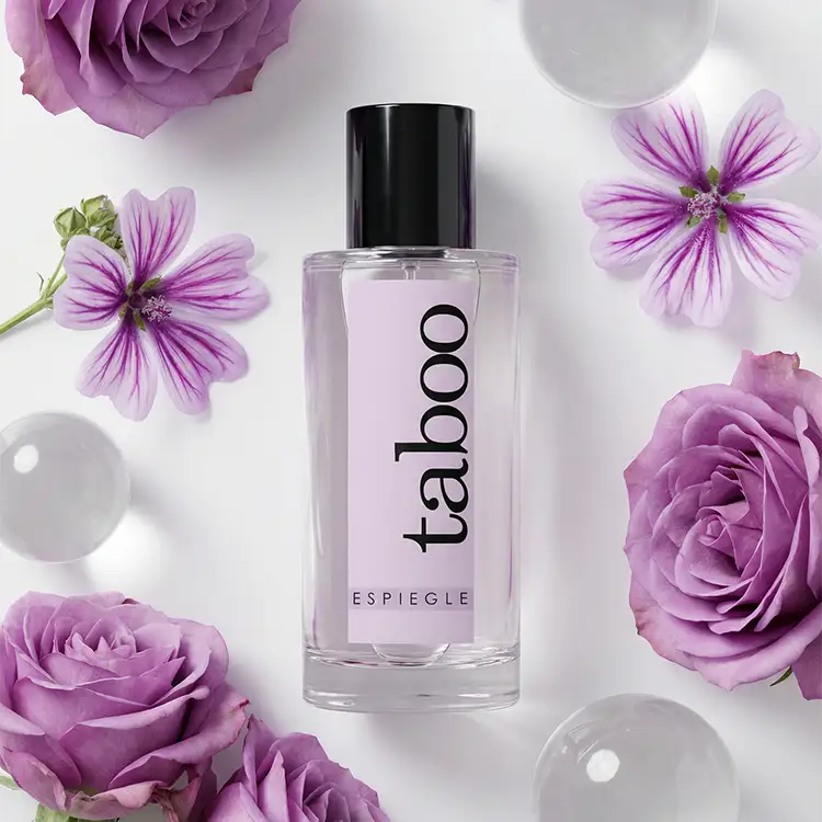 gynaikeio-aroma-feromonis-taboo-espiegle-50ml-200D-213998-KooKoo-3 Γυναικείο Eau de Toilette με φερομόνες 50 ml με νότες τριαντάφυλλο, βιολέτα και μόσχο για εκλεπτυσμένο αισθησιακό άρωμα