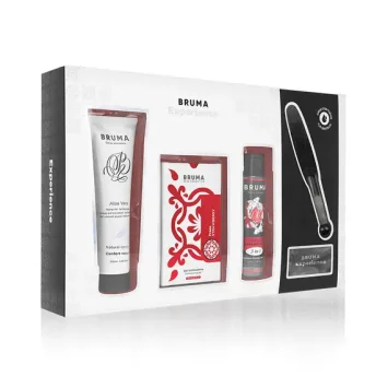 Διεγερτικό σετ Sweet Strawberry Temptation από τη BRUMA με άρωμα φράουλας και αισθησιακά αξεσουάρ