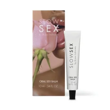 Slow Sex Oral Sex Balm 10ml με άρωμα καρύδας, δροσιστικό εφέ και oil-based φόρμουλα για πιο απολαυστικό στοματικό σεξ.