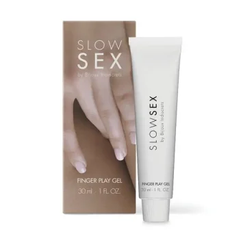 SLOW SEX Finger Play Gel 30ml με αλόη και καρύδα, ιδανικό για αισθησιακό μασάζ στην ευαίσθητη περιοχή.