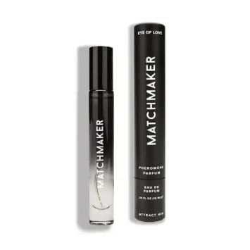 Αντρικό άρωμα φερομόνης Matchmaker 10ml με ξυλώδες γλυκό άρωμα σε διακριτική γυάλινη συσκευασία