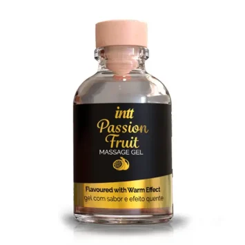 Διεγερτικό φιλήσιμο λάδι μασάζ INTT Passion Fruit 30ml με γεύση φρούτο του πάθους