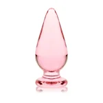Nebula Series – Γυάλινη πρωκτική σφήνα MODEL 4 11cm ροζ