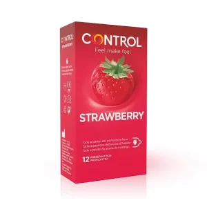 Προφυλακτικά Control Originals με γεύση φράουλα σε συσκευασία 12 τεμαχίων