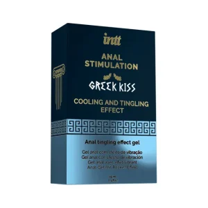 INTT Greek Kiss πρωκτικό διεγερτικό τζελ με δόνηση και γεύση μέντας 15ml.