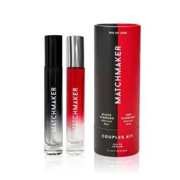 Σετ φερομονών Matchmaker για ζευγάρια με 2 αρώματα travel size 10 ml για Εκείνον και Εκείνη