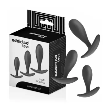 Σετ πρωκτικές σφήνες σιλικόνης MODEL 2 σε 3 μεγέθη