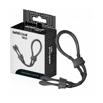 Adjustable silicone penis rope από την Addicted Toys με μήκος 191 mm και ρυθμιζόμενη μπίλια.