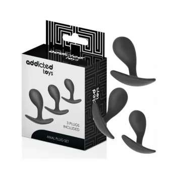 Σετ πρωκτικές σφήνες 3 τεμαχίων MODEL 3 από ιατρική σιλικόνη.