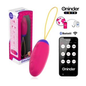 Egg δονητής LOVE PLEASURE ONINDER™ CUTE με wave motion, 9 δονήσεις και έλεγχο μέσω εφαρμογής.