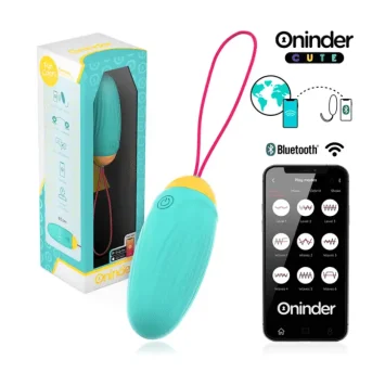 Egg δονητής LOVE PLEASURE ONINDER™ CUTE με wave motion, 9 δονήσεις και έλεγχο μέσω εφαρμογής.