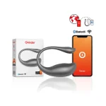 Oninder - Egg δονητής NAIROBI μαύρο με εφαρμογή