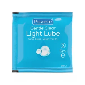 Pasante Light Lube λιπαντικό νερού σε σακουλάκια 5ml – σετ 5 τεμαχίων.
