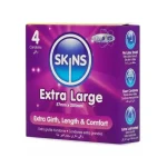 Skins – Premium προφυλακτικά EXTRA LARGE 4τεμ