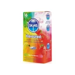 Skins – Premium προφυλακτικά MULTI FLAVORS 16τεμ
