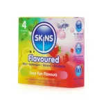 Skins – Premium προφυλακτικά MULTI FLAVORS 4τεμ
