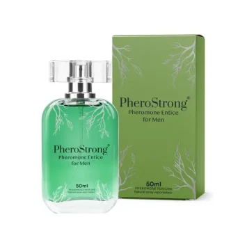 PheroStrong Entice For Men ανδρικό άρωμα φερομόνης με περγαμόντο, άνθος πορτοκαλιάς και πατσουλί για έντονη ανδρική γοητεία.