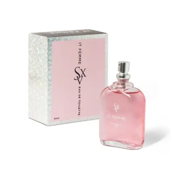 Γυναικείο άρωμα IT FEMME με φερομόνες, με ylang-ylang, σανταλόξυλο, βανίλια και νότες popcorn.