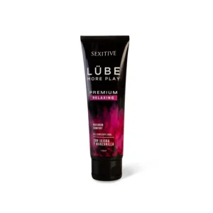 LÜBE PREMIUM Relaxing Anal Lubricant 100ml, λιπαντικό νερού με jojoba και χαμομήλι για πρωκτική χρήση.
