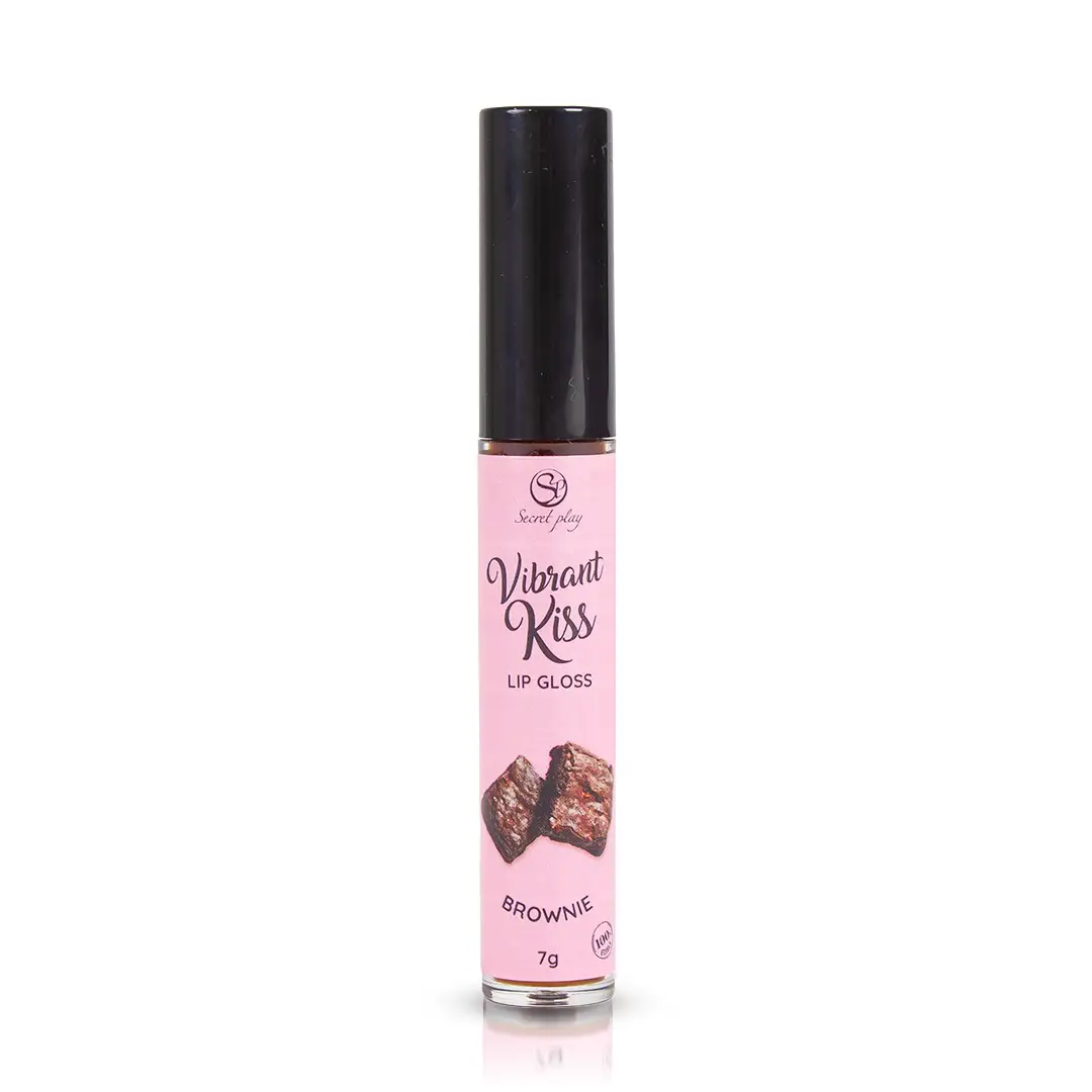 Secretplay - Lip gloss Vibrant Kiss για δονούμενα φιλιά - Brownie 4 Secretplay - Lip gloss Vibrant Kiss για δονούμενα φιλιά - Brownie - Image 4