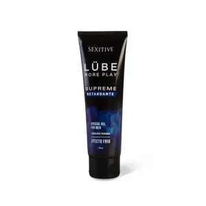 LUBE SUPREME επιβραδυντικό τζελ 130ml με μενθόλη για καθυστέρηση εκσπερμάτισης και μεγαλύτερη διάρκεια.